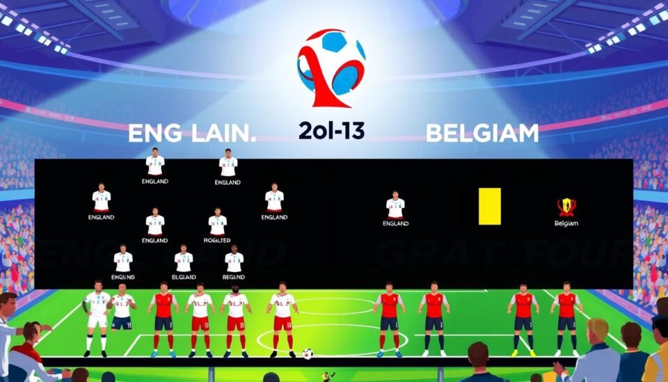 england national football team vs belgium national football team lineups